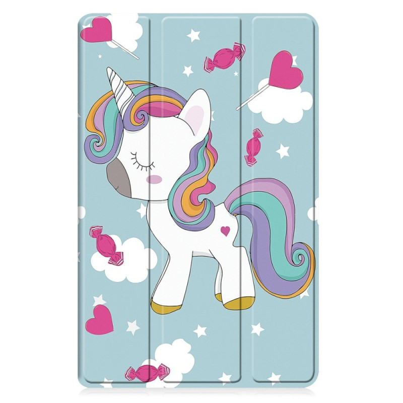 Capa inteligente Samsung Galaxy Tab A11 Plus / A9 Plus Unicórnio
