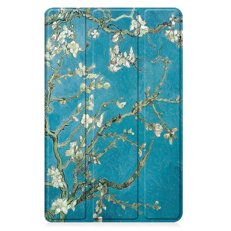 Capa inteligente Samsung Galaxy Tab A11 Plus / A9 Plus Flor de Damasco