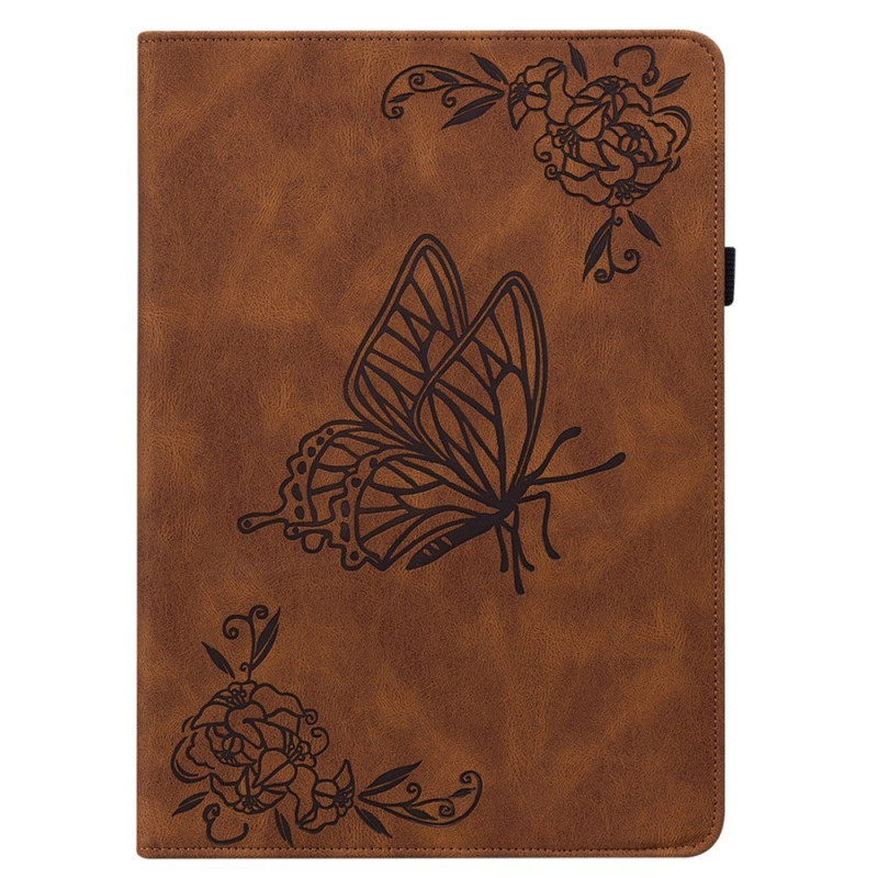 Capa para Samsung Galaxy Tab A11 Plus Borboletas e flores