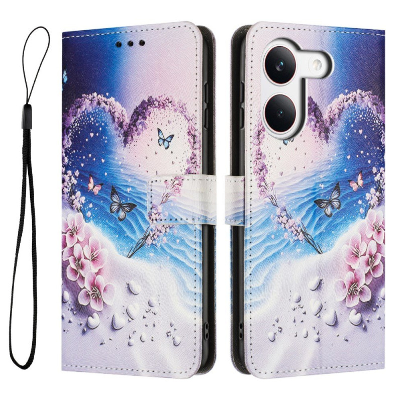 Capa Poco X8 Pro 5G Butterflies Heart Design