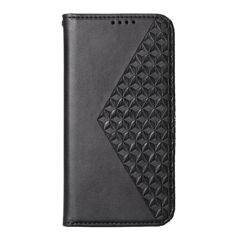 Capa Flip Cover Poco X8 Pro 5G Padrão de diamante com fita adesiva