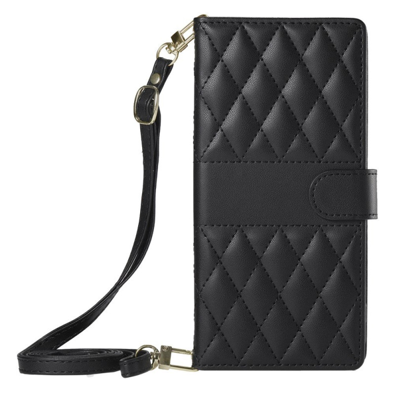 Capa almofadado Poco X8 Pro 5G com cordão e alça de ombro