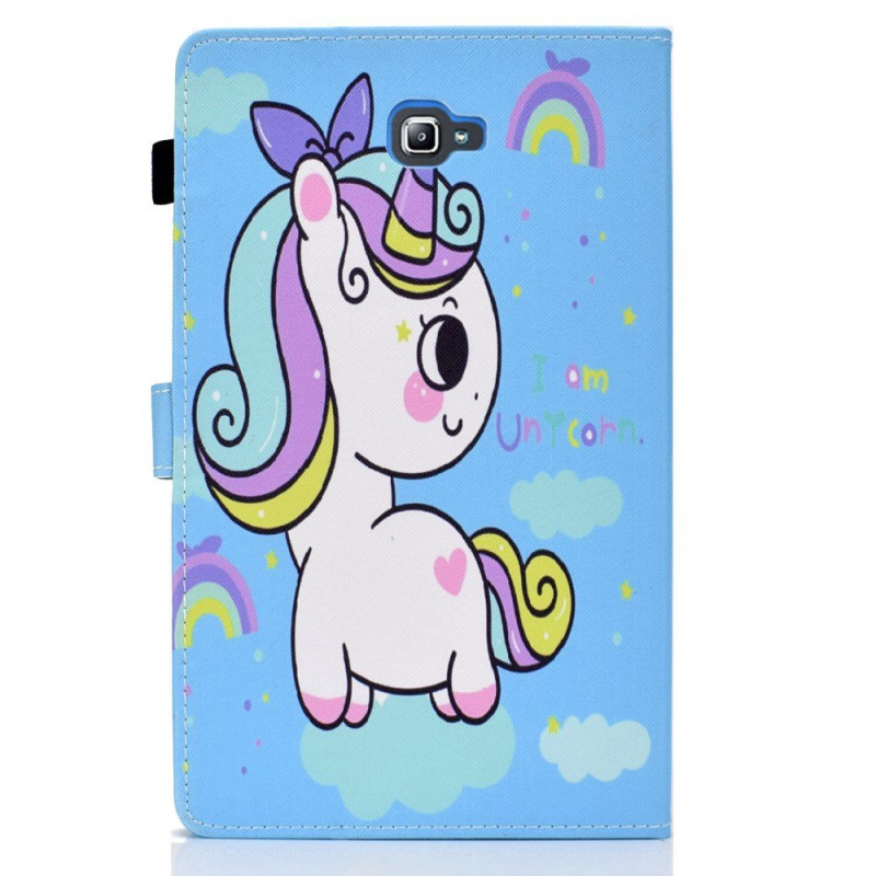 Capa Unicórnio Arco-íris para Samsung Galaxy Tab A 10.1 (2016)