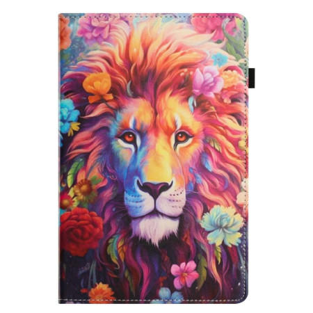 Capa com motivos de leão...