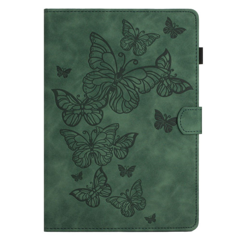Capa Samsung Galaxy Tab A 10.1 (2016) Efeito camurça Borboletas