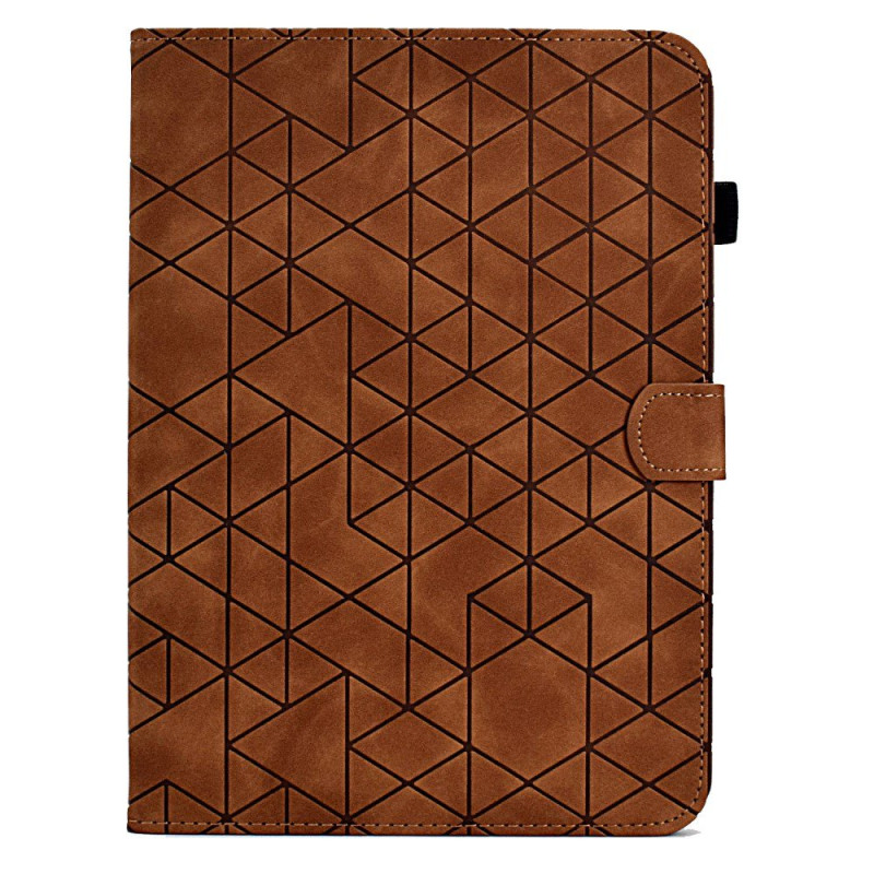 Capa Samsung Galaxy Tab A 10.1 (2016) Efeito camurça Padrão geométrico