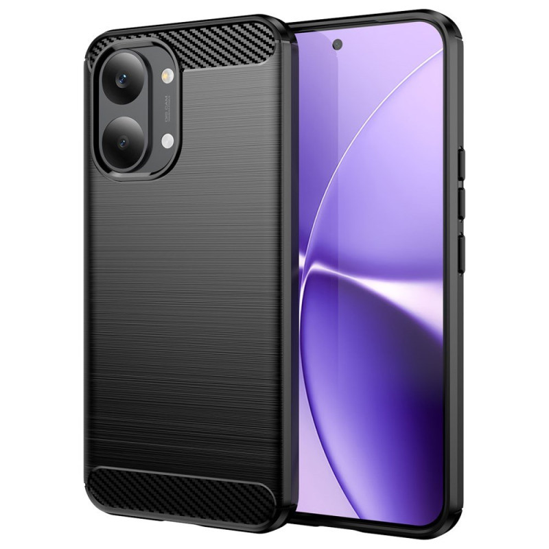Capa de fibra de carbono escovada para Poco X8 Pro Max 5G