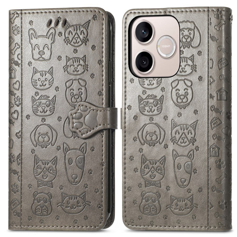 Capa para Honor 600 Lite com animais animados