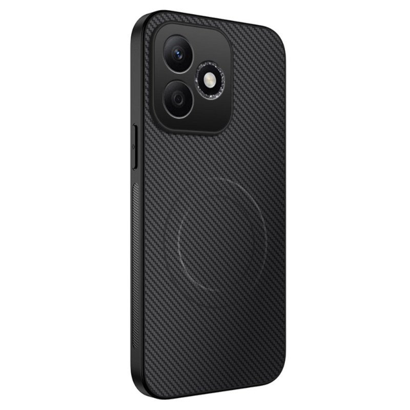 Honor 600 Lite Magnetic Shell Textura de carbono