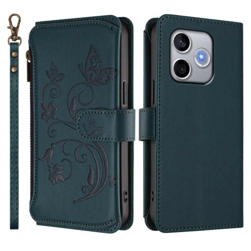 Honor 600 Lite Estojo Butterfly Floral