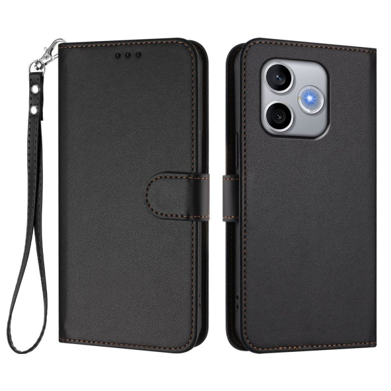 Capa em pele simulada para Honor 600 Lite