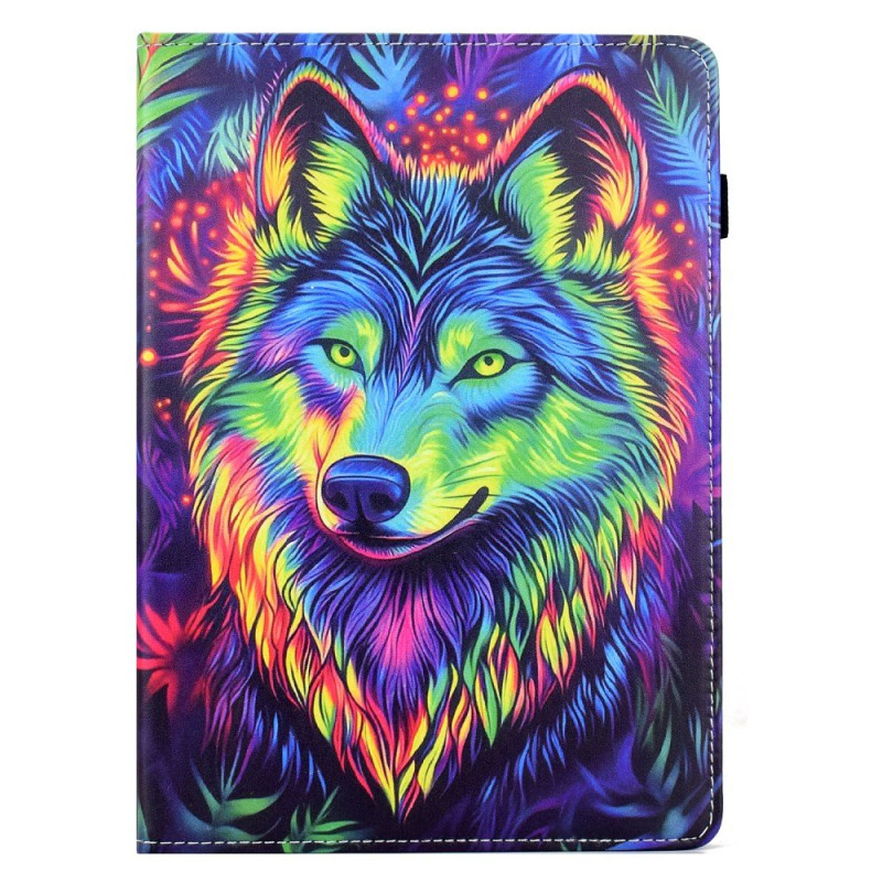 Capa para Xiaomi Redmi Pad 2 Wolf colorida