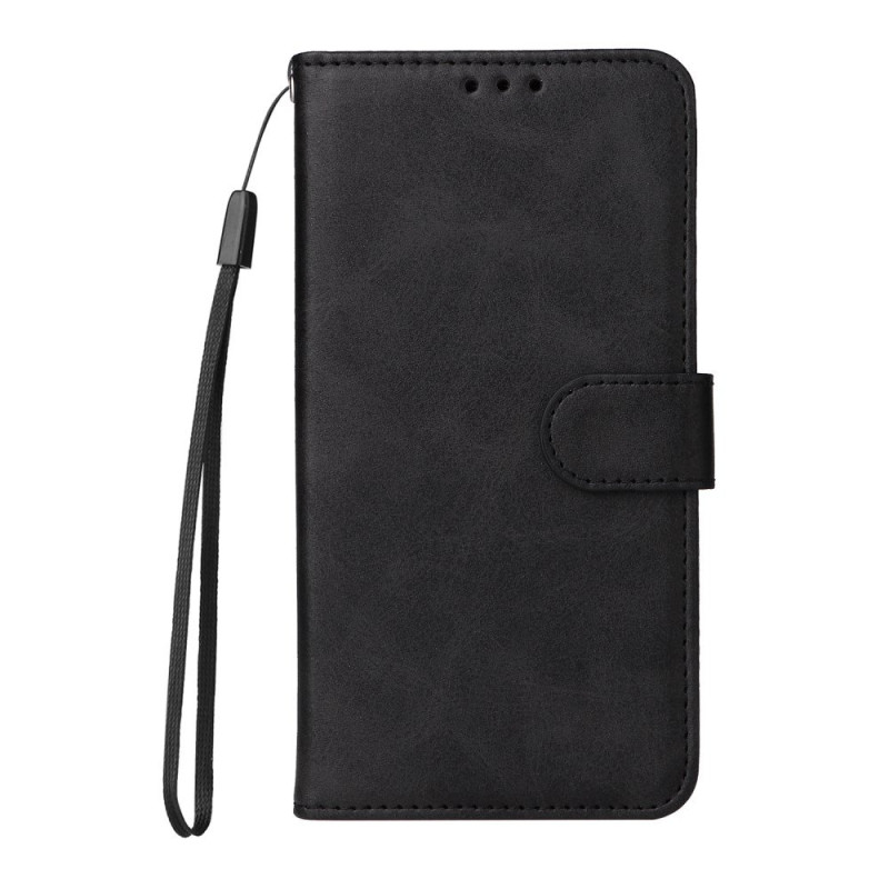 Capa Oppo A6 5G / A6X 5G / 4G Efeito de couro liso