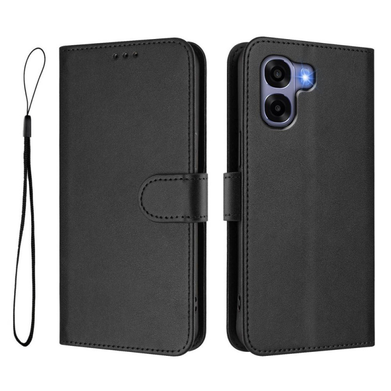 Capa de couro Oppo A6X 4G com fecho RFID