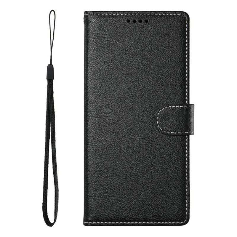 Capa Oppo A6X 5G / 4G Couro Efeito Liso
