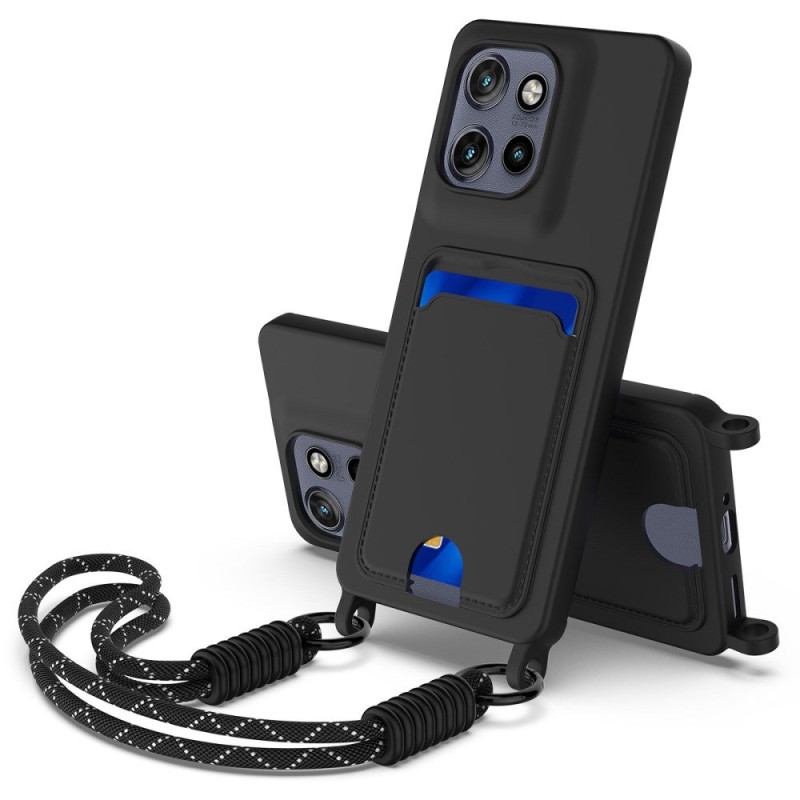 Capa com cordão Motorola Edge 60 Neo / 50 Neo Capa para cartão