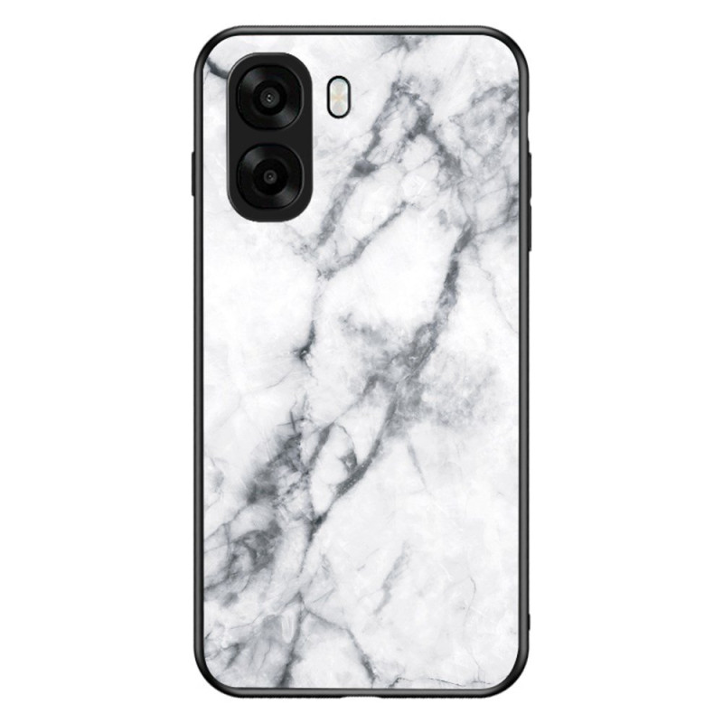 Capa Oppo A6X 5G / 4G Mármore de vidro temperado