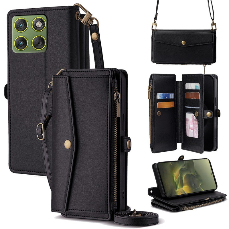 Capa Motorola Edge 70 Estojo com alça de ombro