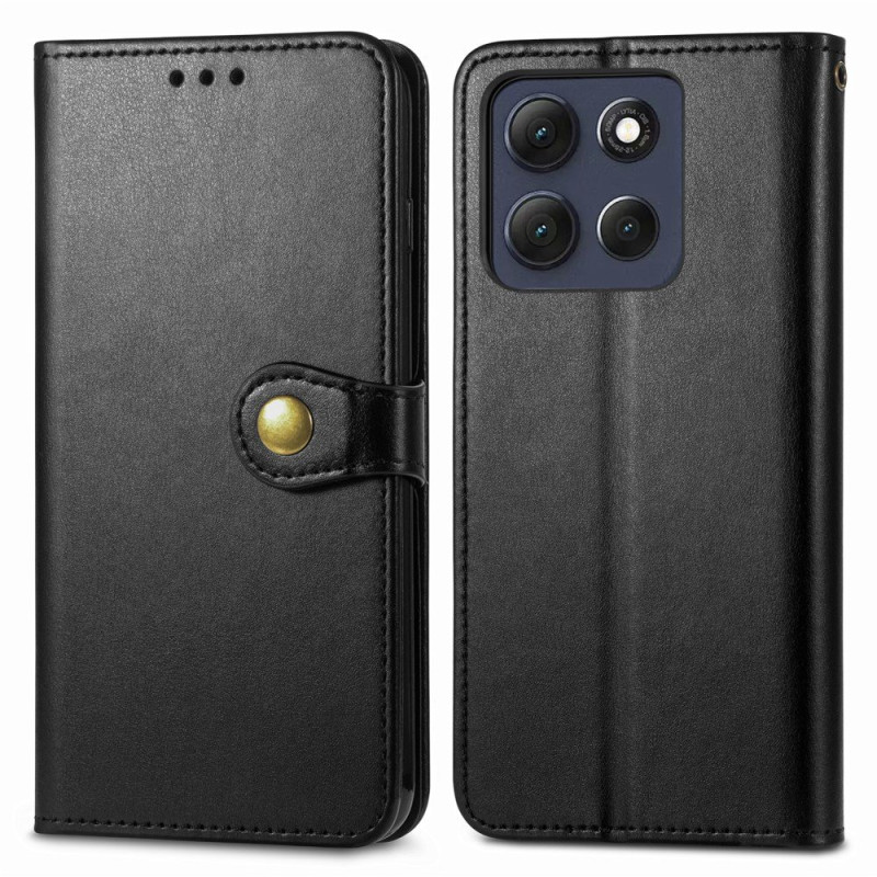 Housse Motorola Edge 70 Fusion Fermoir Doré