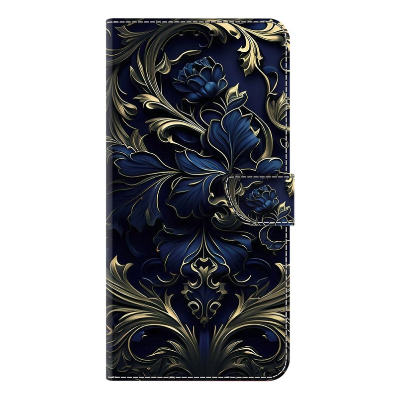 Capa Motorola Edge 70 Floral Blue