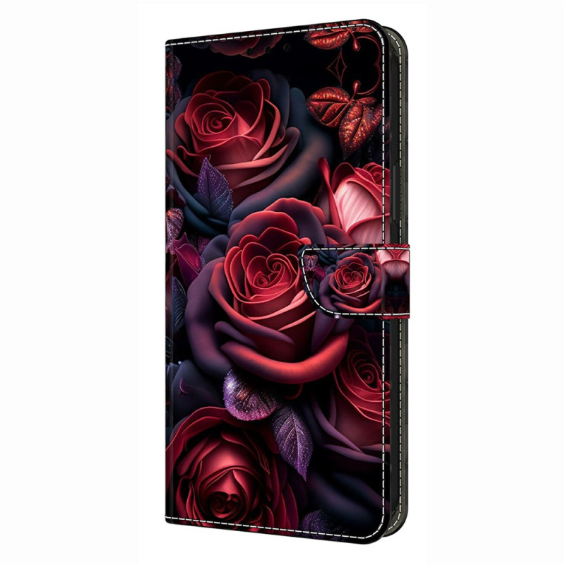 Capa Motorola Edge 70 Fusion Preto Rosas