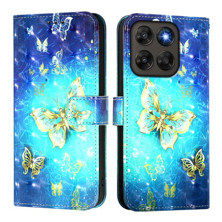 Capa borboleta dourada para...