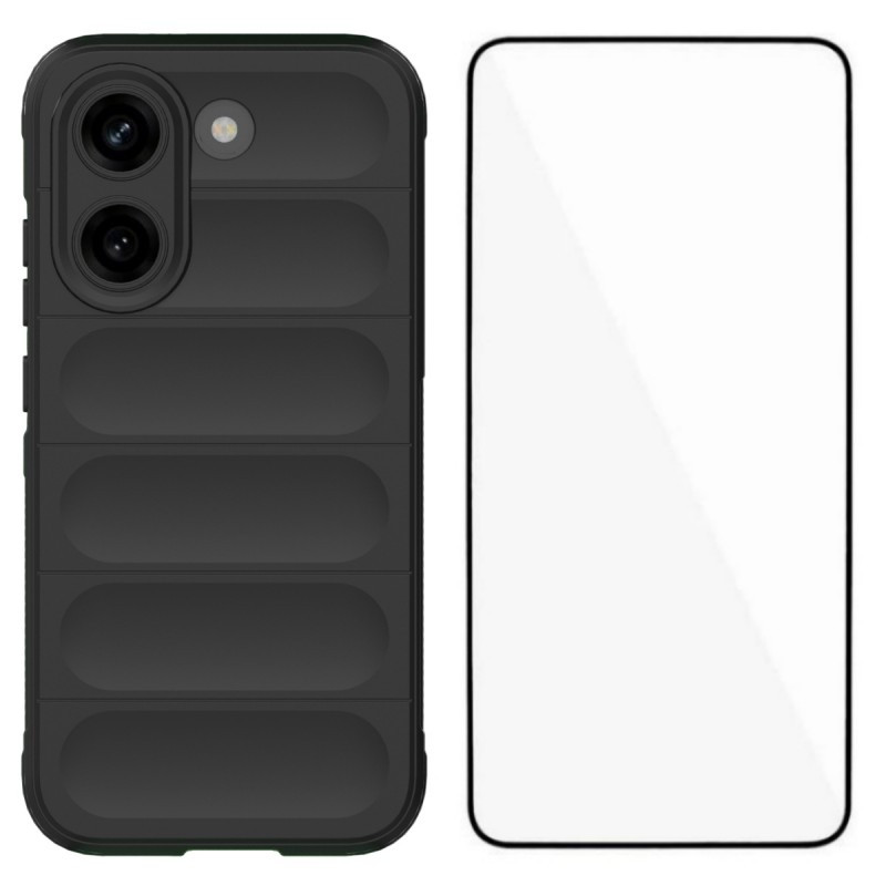 Capa antiderrapante para Poco X8 Pro com protetor de ecrã