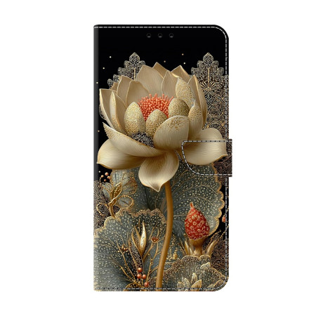 Capa floral dourada para...
