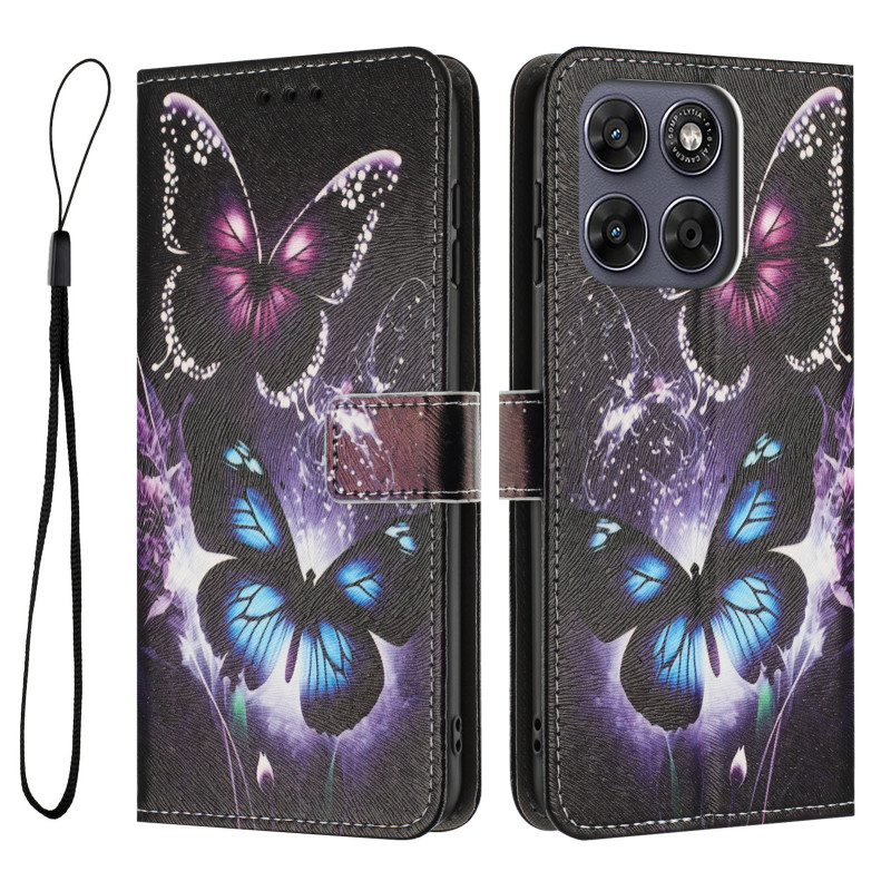 Capa para Moto G77 / G67 Two Butterflies