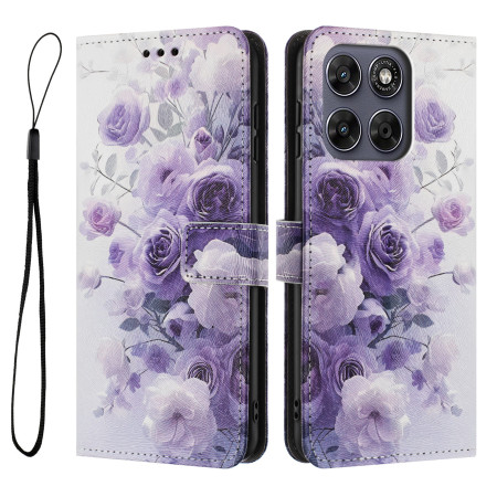 Capa roxa para Moto G77 / G67