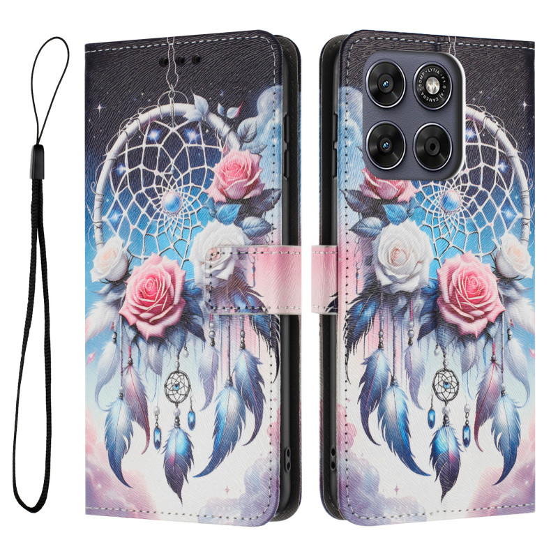 Capa para Moto G77 / G67 Floral Dreamcatcher