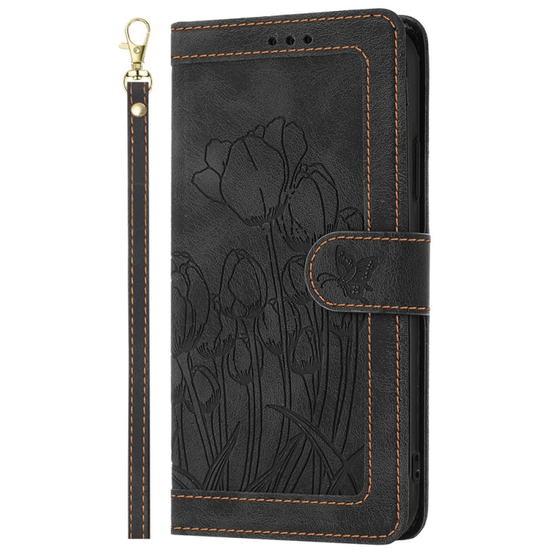 Moto Cover G77 / G67 Efeito camurça floral