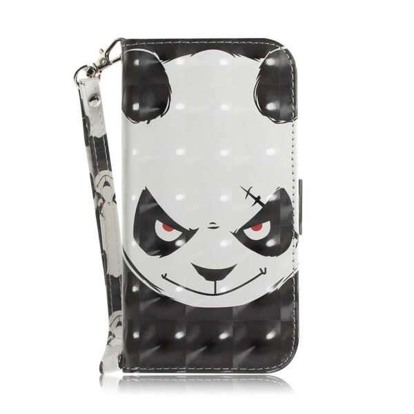 Xiaomi Redmi Note 7 Capa de CordÃ£o Panda Furiosa