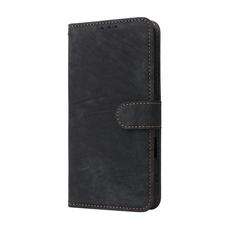 Capa com efeito de camurça para Honor 600 / 600 Pro com cordão (bloqueio RFID)