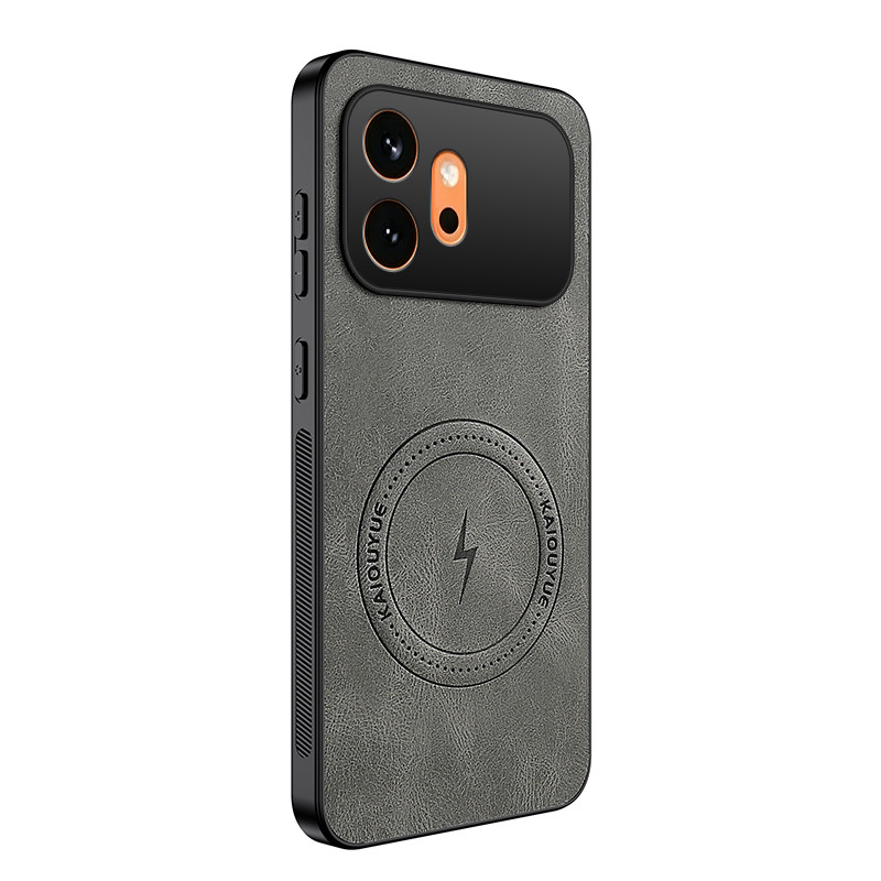 Capa magnética com efeito de pele para o Honor 600
