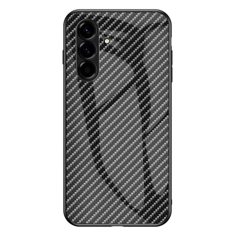 Capa de vidro temperado de fibra de carbono para Samsung Galaxy A27 5G