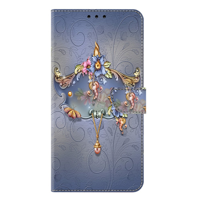 Capa com flor gravada para Samsung Galaxy A27 5G