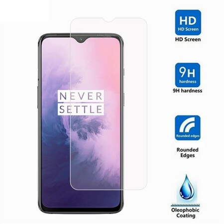 Protecção de vidro temperado (0,3mm) para o ecrã OnePlus 7
