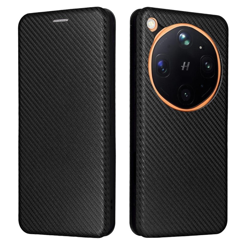 Capa flip Oppo Find X9 Ultra 5G Fibra de carbono