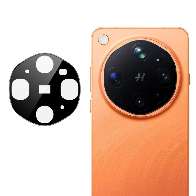 Protecção para lente protetora de vidro temperado para Oppo Find X9 Ultra (versão preta)