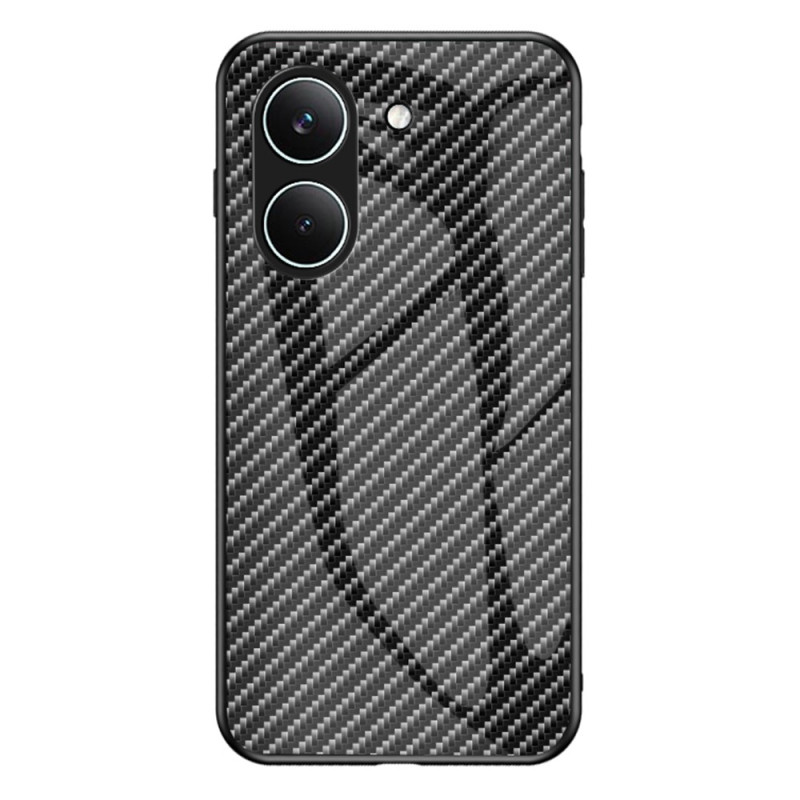 Capa Poco X8 Pro 5G Vidro temperado Gesign Fibra de carbono