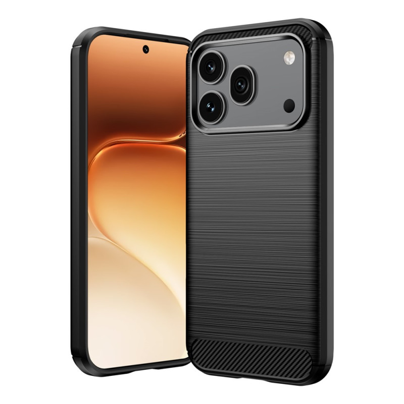 Honor 600 / 600 Pro Capa em fibra de carbono escovada