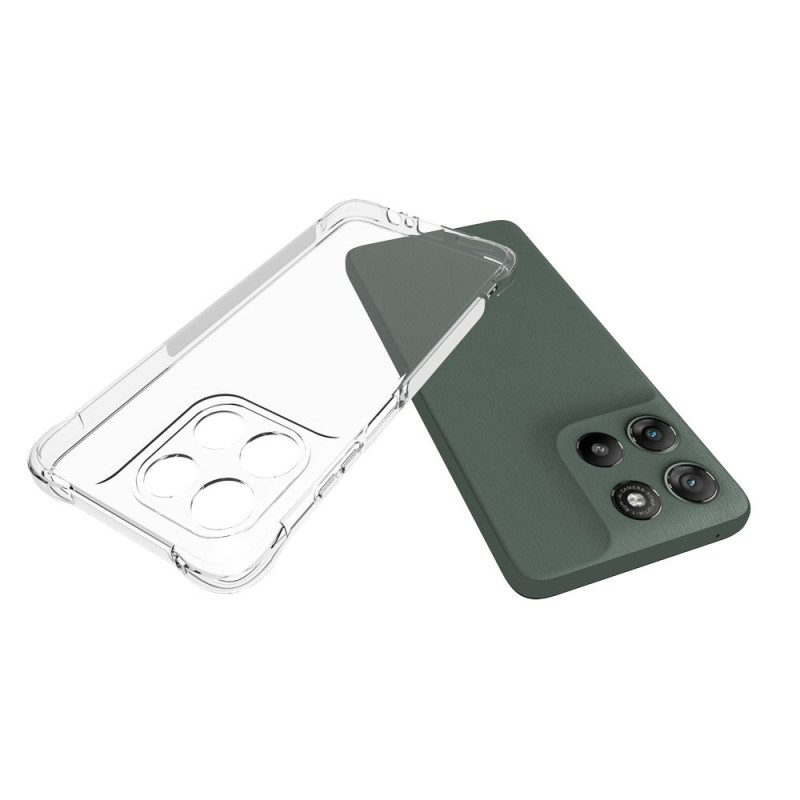 Capa reforçada transparente para Moto G67 Power