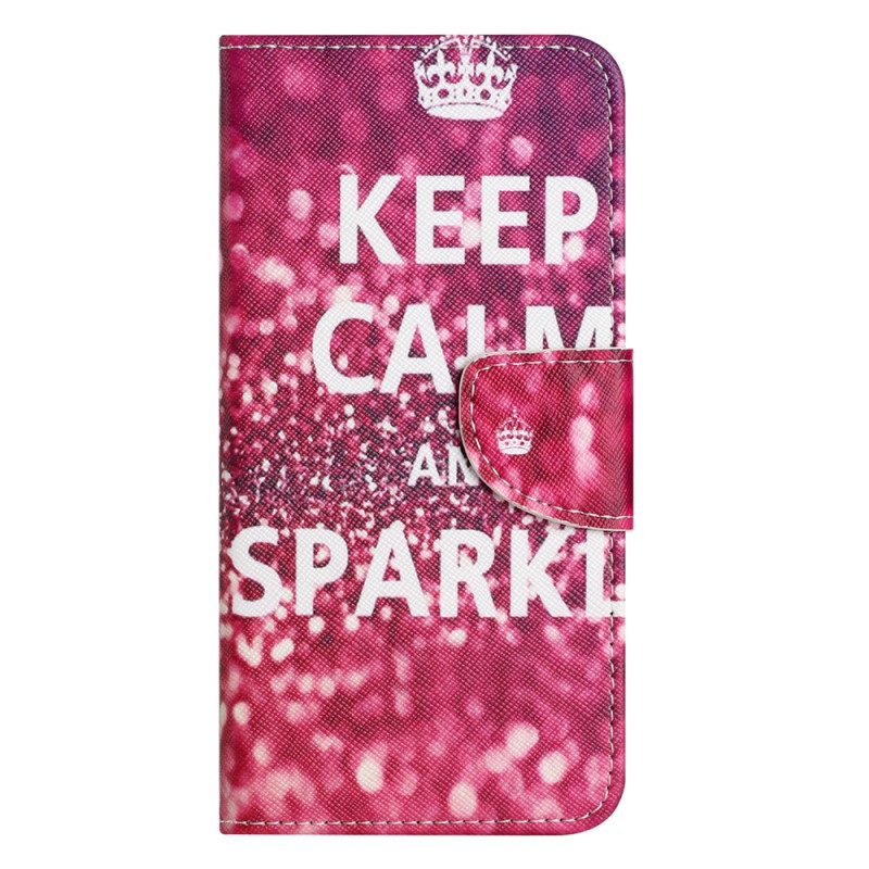 Capa para Moto G67 Power / G57 Power Keep Calm and Sparkle