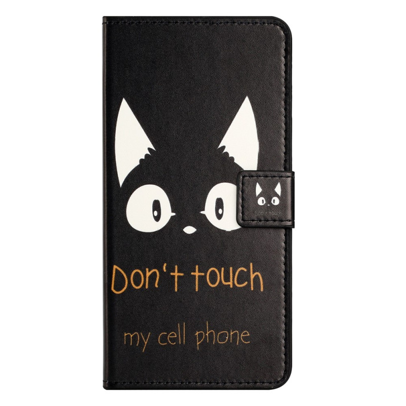 Capa para Moto G67 Power / G57 Power Não toque no meu telemóvel