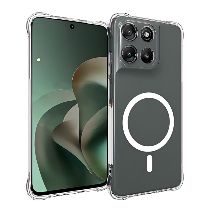 Capa magnética para Moto G67 Power Transparente