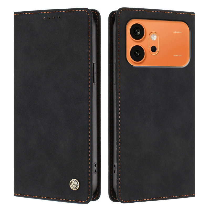 Capa Flip Cover Honor 600 / 600 Pro Design Vintage (Proteção RFID)