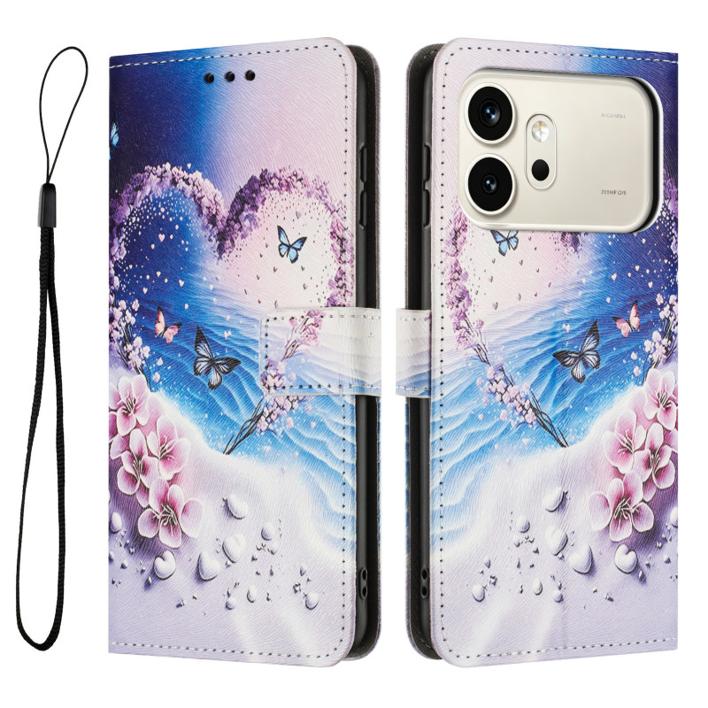 Honor 600 / 600 Pro Capa Coração Branco