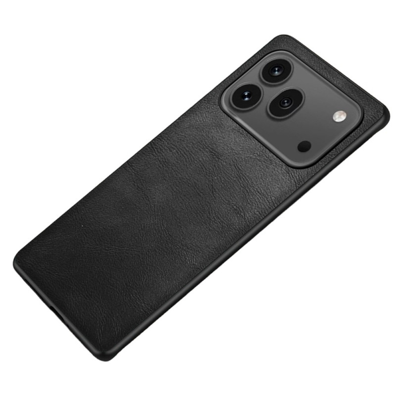 Capa retrô em couro sintético para Honor 600 Pro