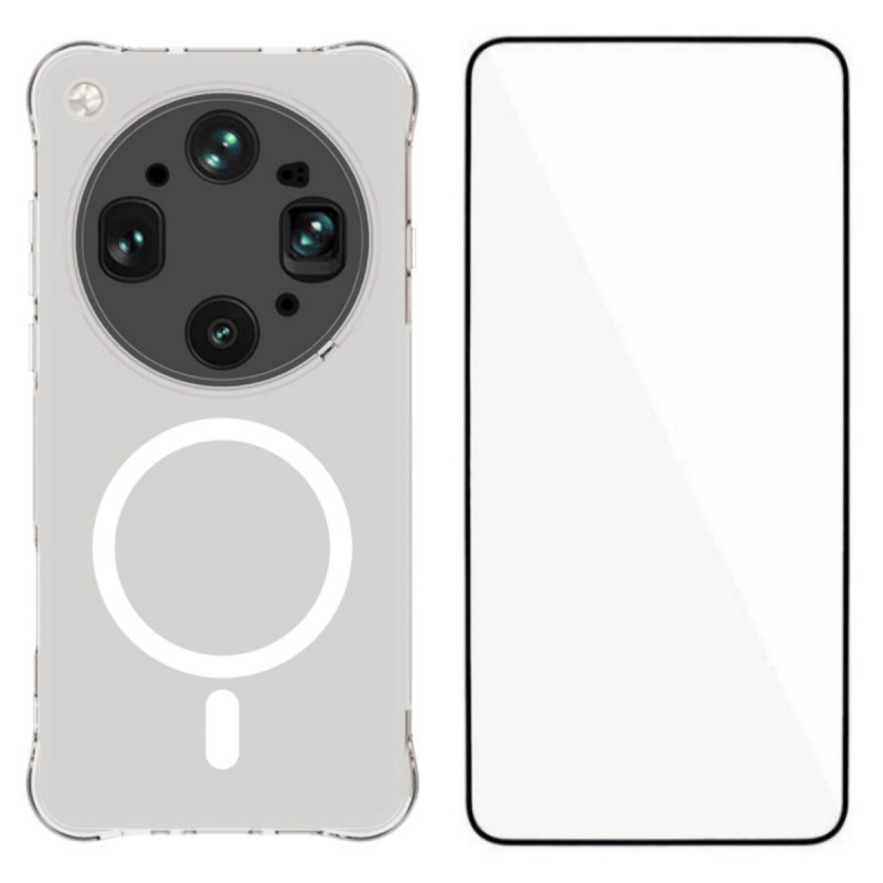 Capa Oppo Find X9 Ultra Magnetic Clear com proteção de ecrã
